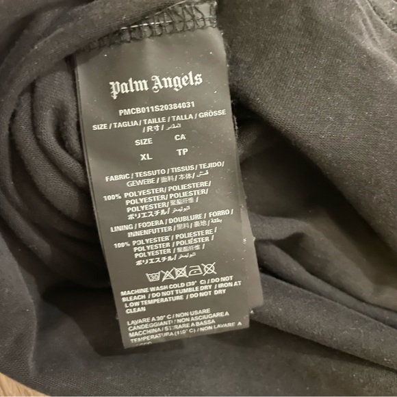 Palm Angles Teddy Bear Black T-Shirt - Picture 5 of 5